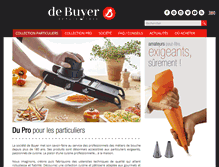 Tablet Screenshot of debuyer.com